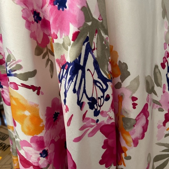 NWT Eliza J Poppy Floral Maxi Print Block Ball Gown Dress Sz 8 Formal Event - Picture 6 of 16